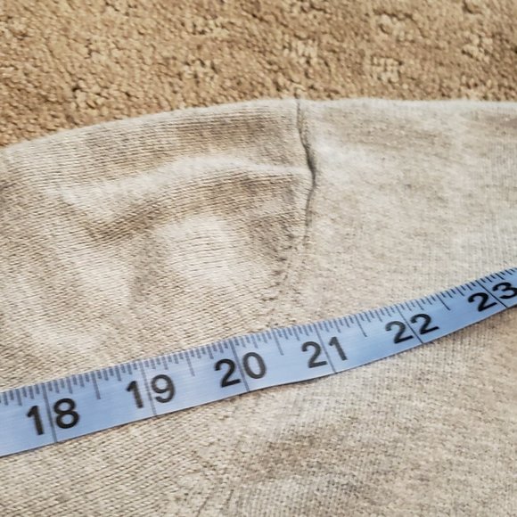 Nautica 1/4 Zip Long Sleeve Sweater Embroidered Logo Gray Men's Large Pre-owned - Picture 7 of 7